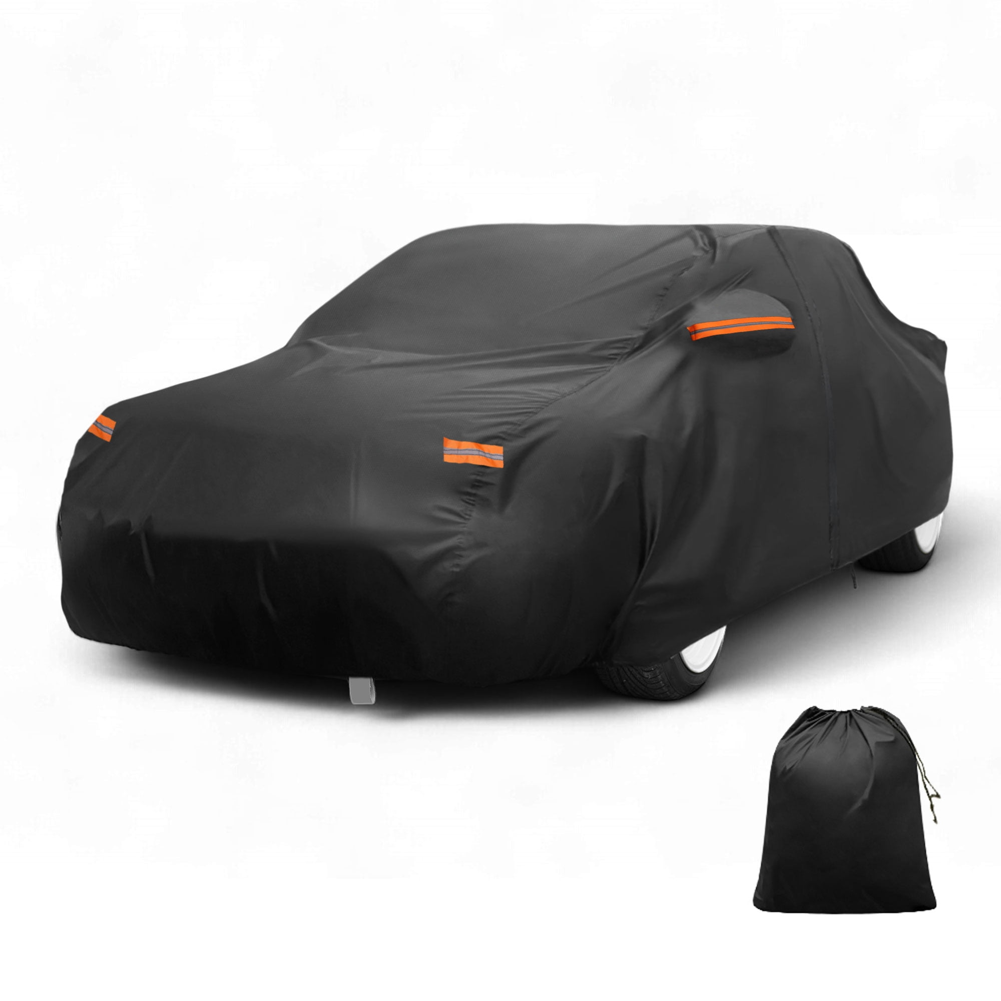 Unique Bargains Full Car Cover Black for Mazda MX-5 Miata 157.48"x68.9"x45.28"
