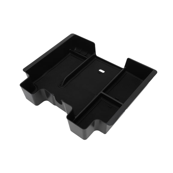 Unique Bargains Full Center Console Organizer Tray for Chevy Silverado 1500 for GMC Sierra 1500 2019-2022 Armrest Storage Box Insert Tray Full Console w/Bucket Seats ONLY Plastic Black
