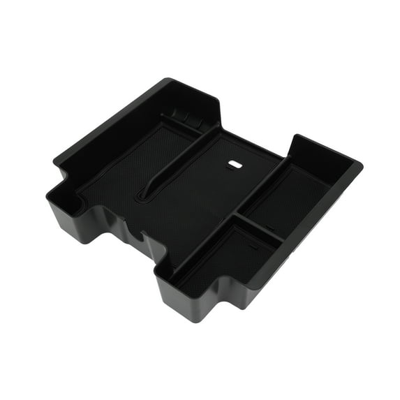 Unique Bargains Full Center Console Organizer Tray for Chevy Silverado 1500 for GMC Sierra 1500 2019-2022 Armrest Storage Box Insert Tray Full Console w/Bucket Seats ONLY Plastic Black