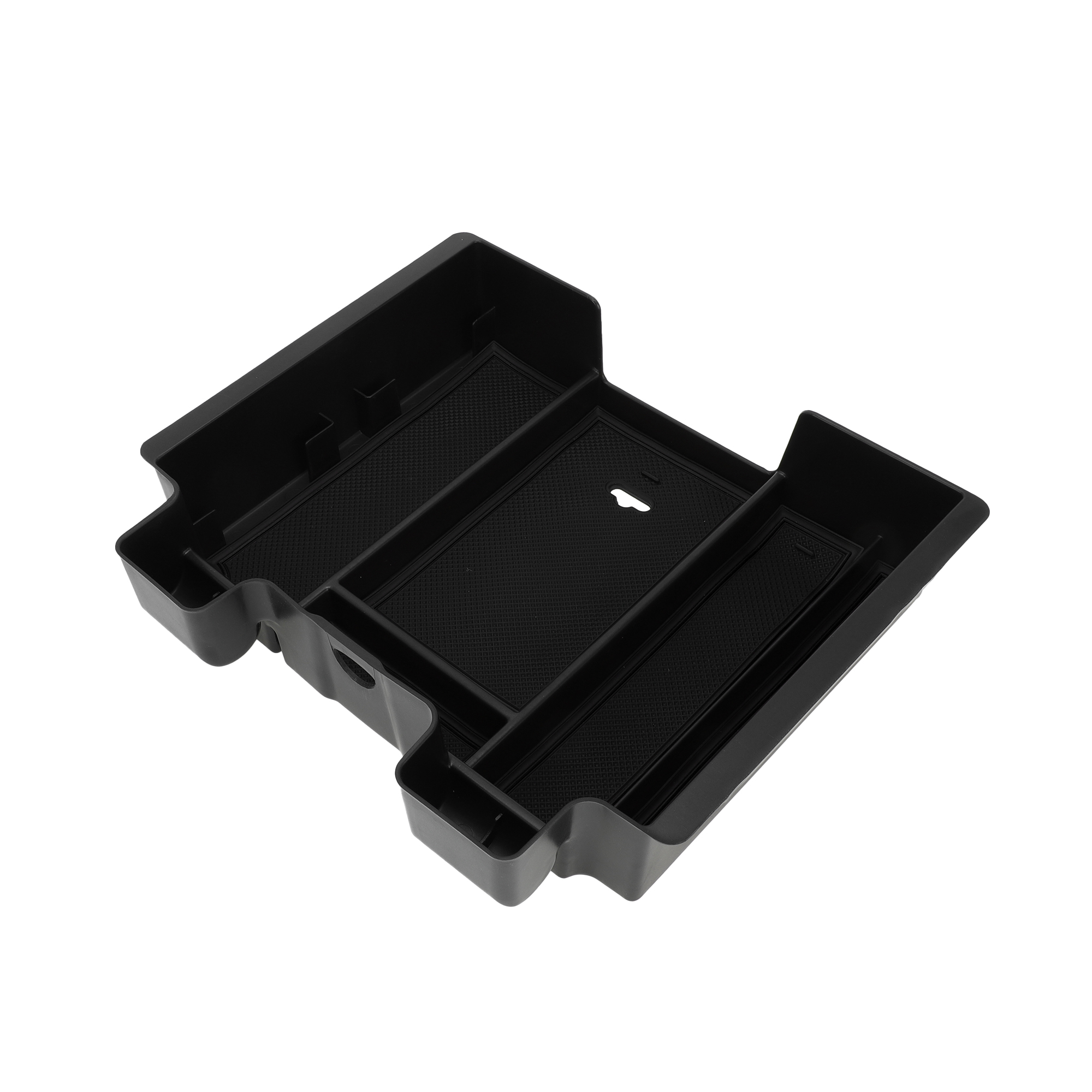 Unique Bargains Full Center Console Organizer Tray for Chevy Silverado for GMC Sierra 2500 3500 HD 2020-2023 Armrest Box Insert Tray Full Console w/Bucket Seats ONLY Plastic Black