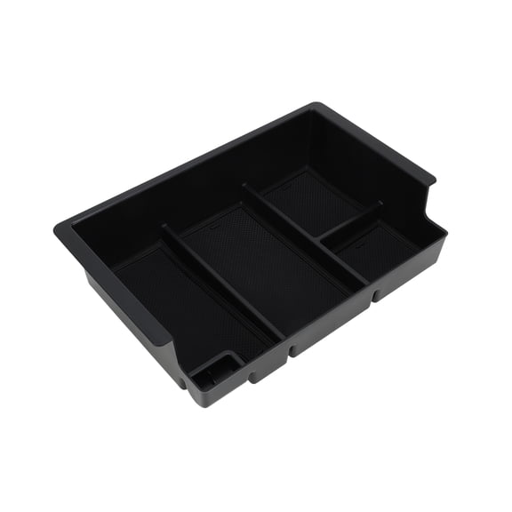 Unique Bargains Full Center Console Organizer Tray for Chevy Silverado for GMC Sierra 2500 3500 HD Yukon 2015-2019 Armrest Storage Box Insert Tray Full Console w/Bucket Seats ONLY Plastic Black