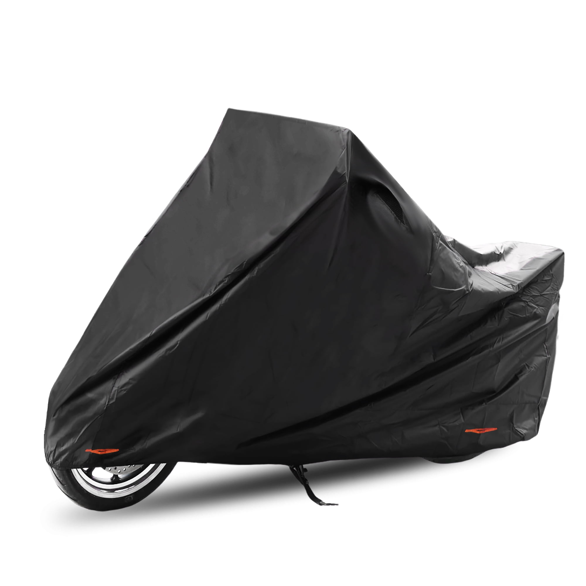 Unique Bargains Full Cover Motorcycle Cover 210D-PU Black for Kawasaki Z900RS 2018-2024 Outdoor Waterproof Motorbike Cover
