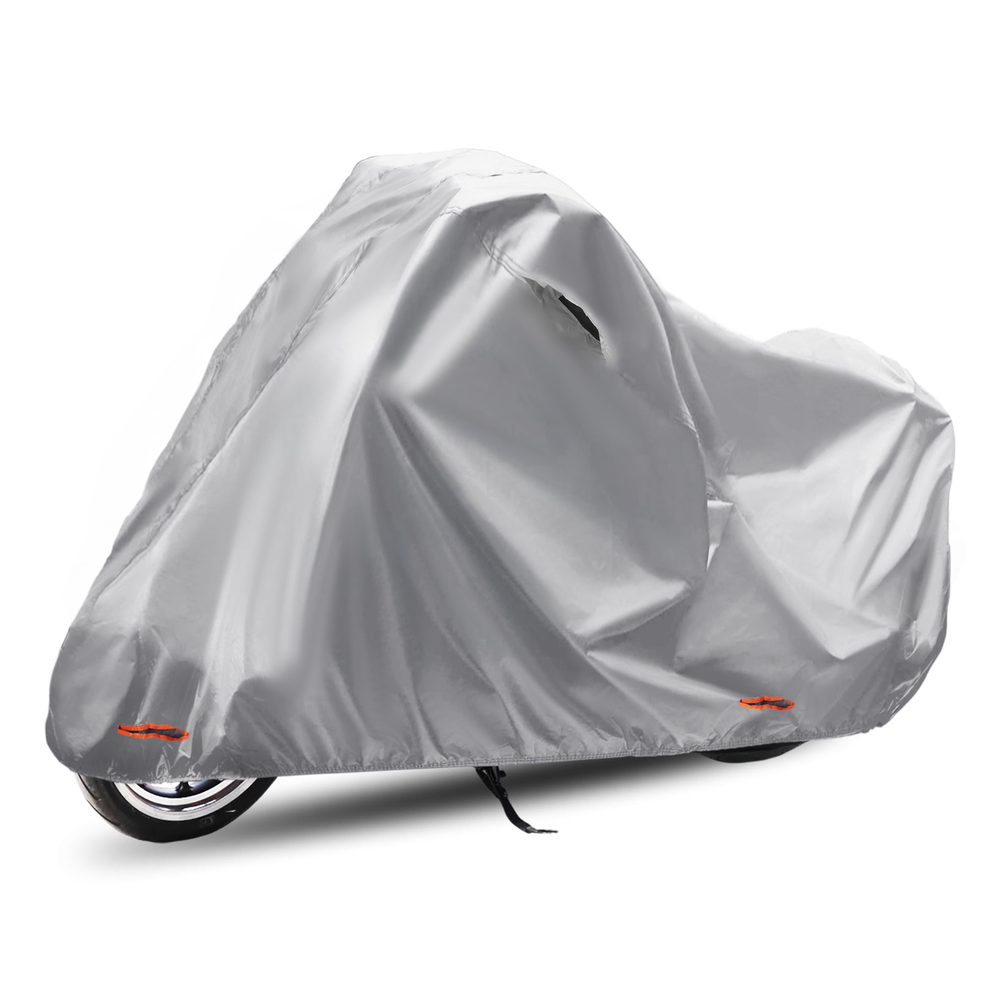 Unique Bargains Full Cover Motorcycle Cover 210D-PU Grey for Suzuki V-Strom 250 2022-2024 Outdoor Waterproof Motorbike Cover