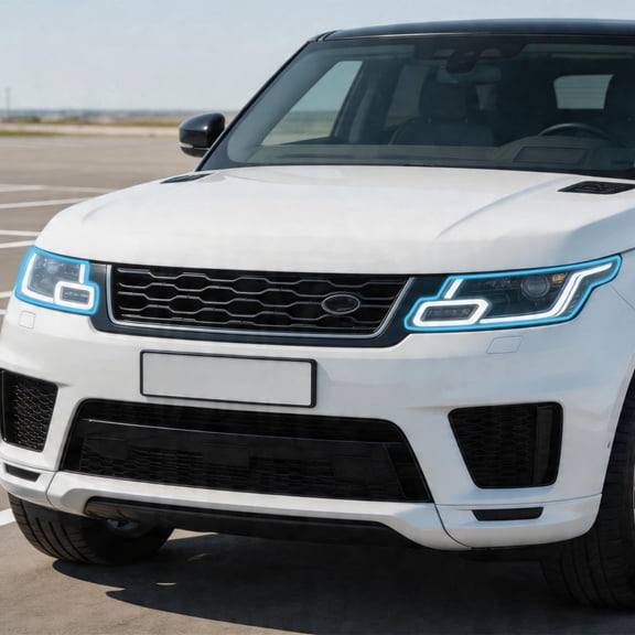 Unique Bargains Full Headlight Head Light Tint Kit for Land Rover Range Rover Sport 2018-2022 TPU Precut Vinyl Overlay Tint Kit Transparent 1 Set