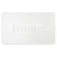 thumbnail image 1 of Unique Bargains Funny Letters Bath Rugs Non Slip Washable Bath Mats White 16" x 24", 1 of 6