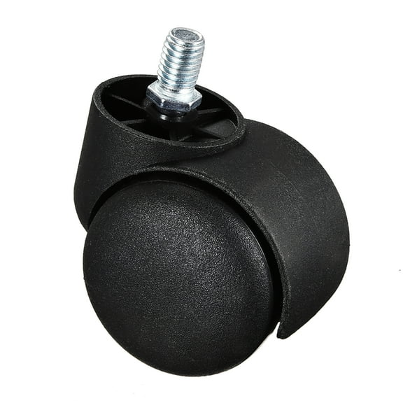 Unique Bargains Furniture Casters 2-Inch Nylon M10x15mm Threaded Stem Swivel Caster Wheels 38lb Capacity Each Wheel