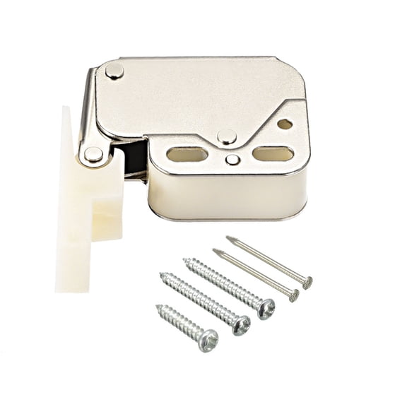 Unique Bargains Furniture Cupboard Spring Press Open Door Catch Tip Touch Push Latch 10Pcs