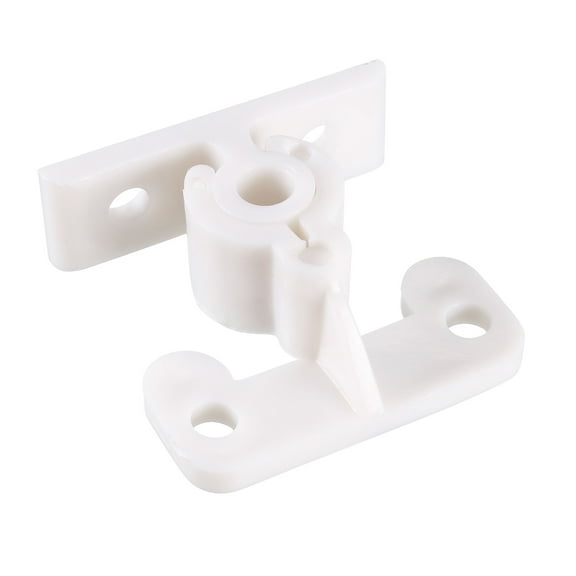 Unique Bargains Furniture Furniture Door Plastic Friction Catch Non-Adjustable ABS Plastic White 10Pcs