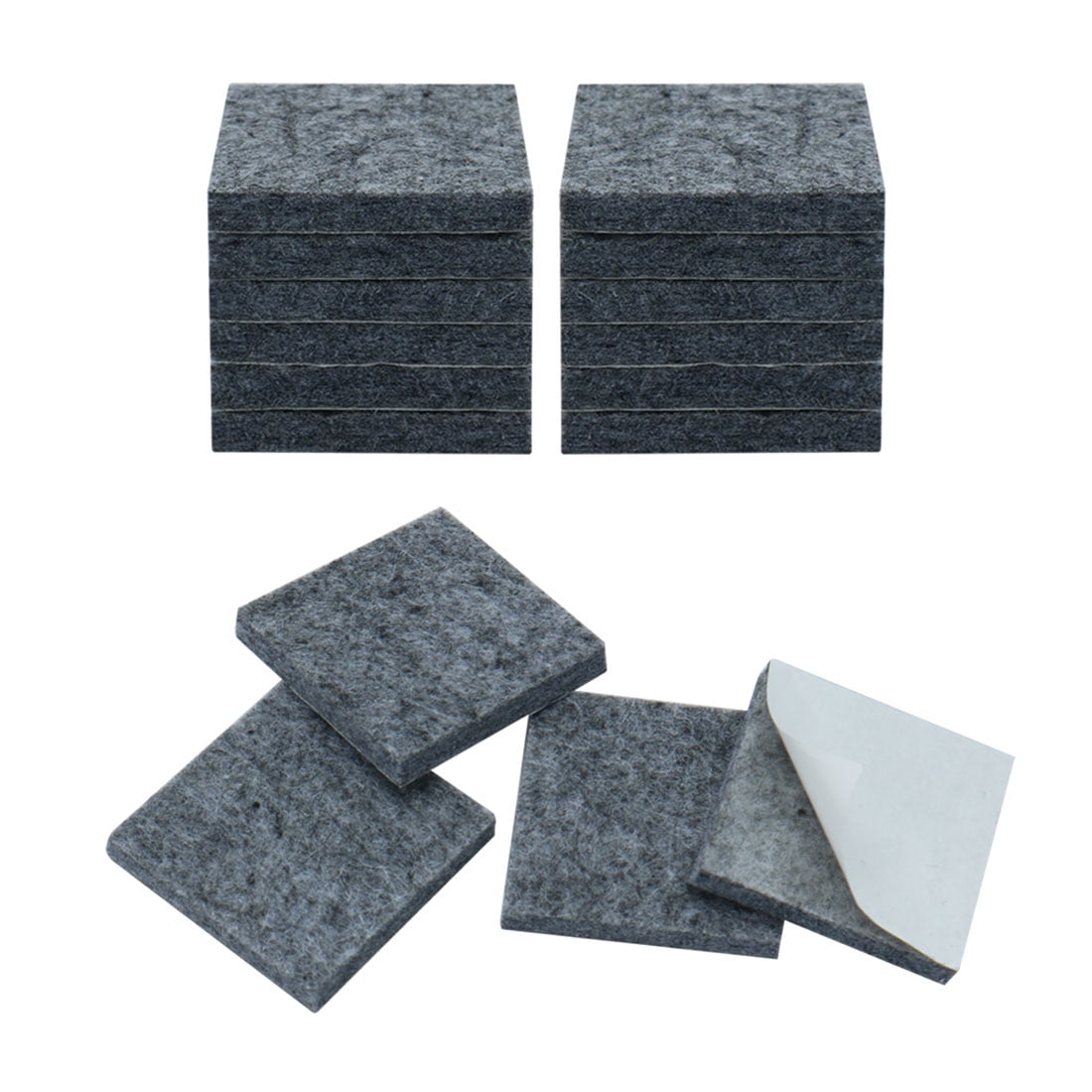 Unique Bargains  Furniture Leg Caps Floor Protector 4 Pcs 1.77" x 1.77" x 0.20"