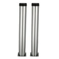 thumbnail image 1 of Unique Bargains Furniture Legs, Stainless Steel 400mm-415mm Adjustable Furniture Table Feet 2Pcs, 1 of 6