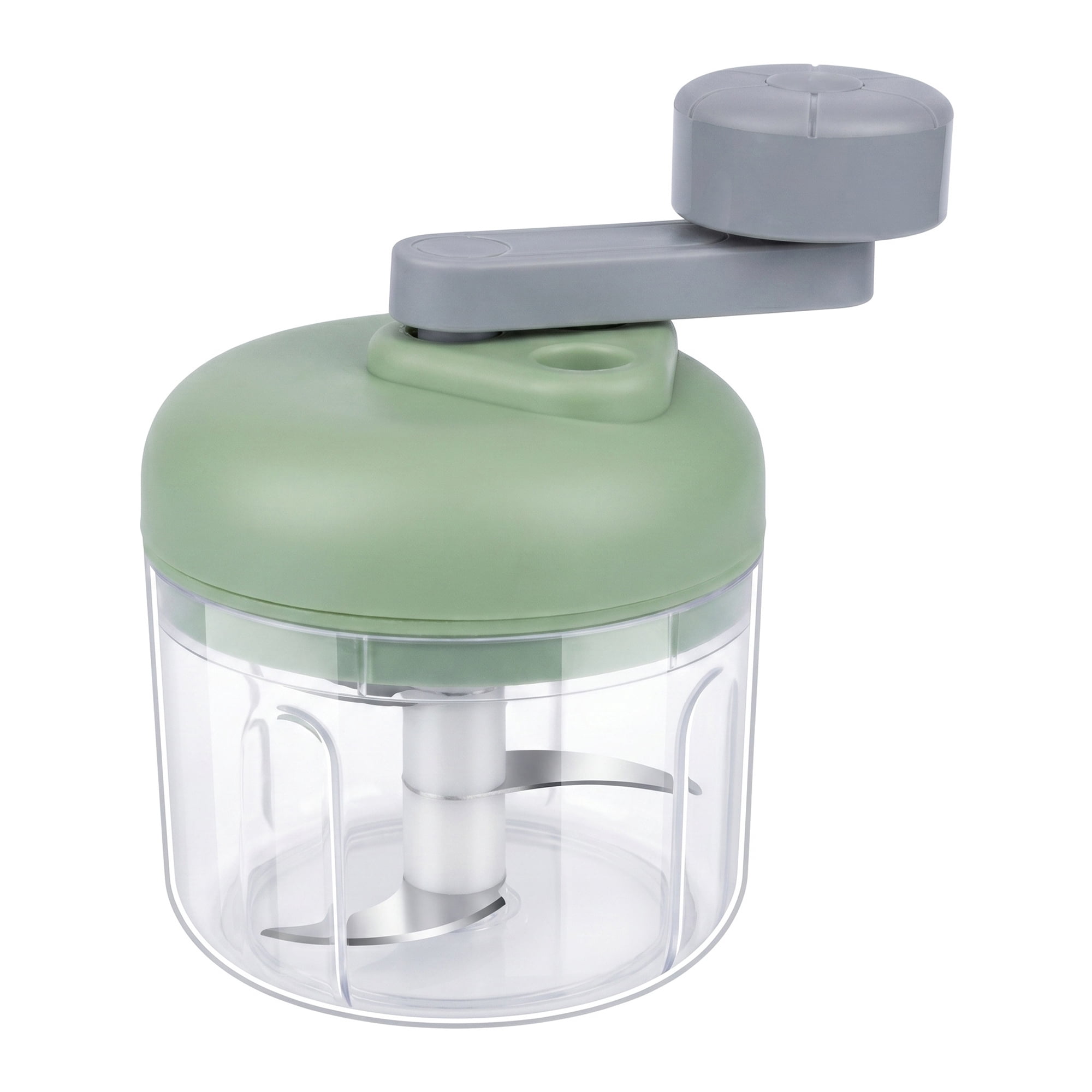 Unique Bargains Garlic Vegetable Chopper Food Processor Detachable Mini Grinder Green-3