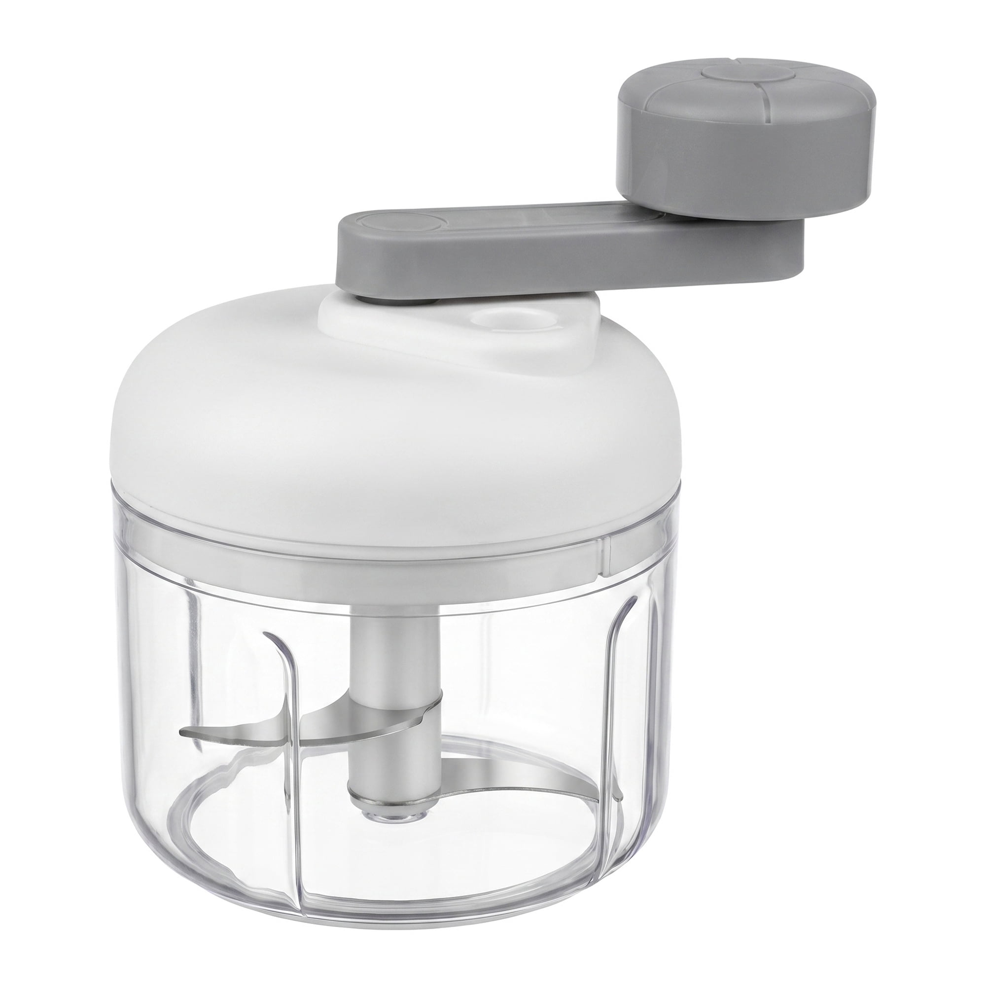 Unique Bargains Garlic Vegetable Chopper Food Processor Detachable Mini Grinder White-3