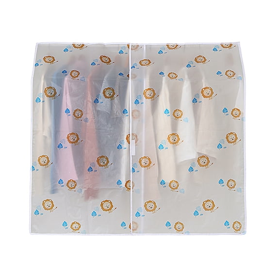 Unique Bargains Garment Bags, Dust-proof Clothes Cover Lion Pattern 43.3"x43.3"