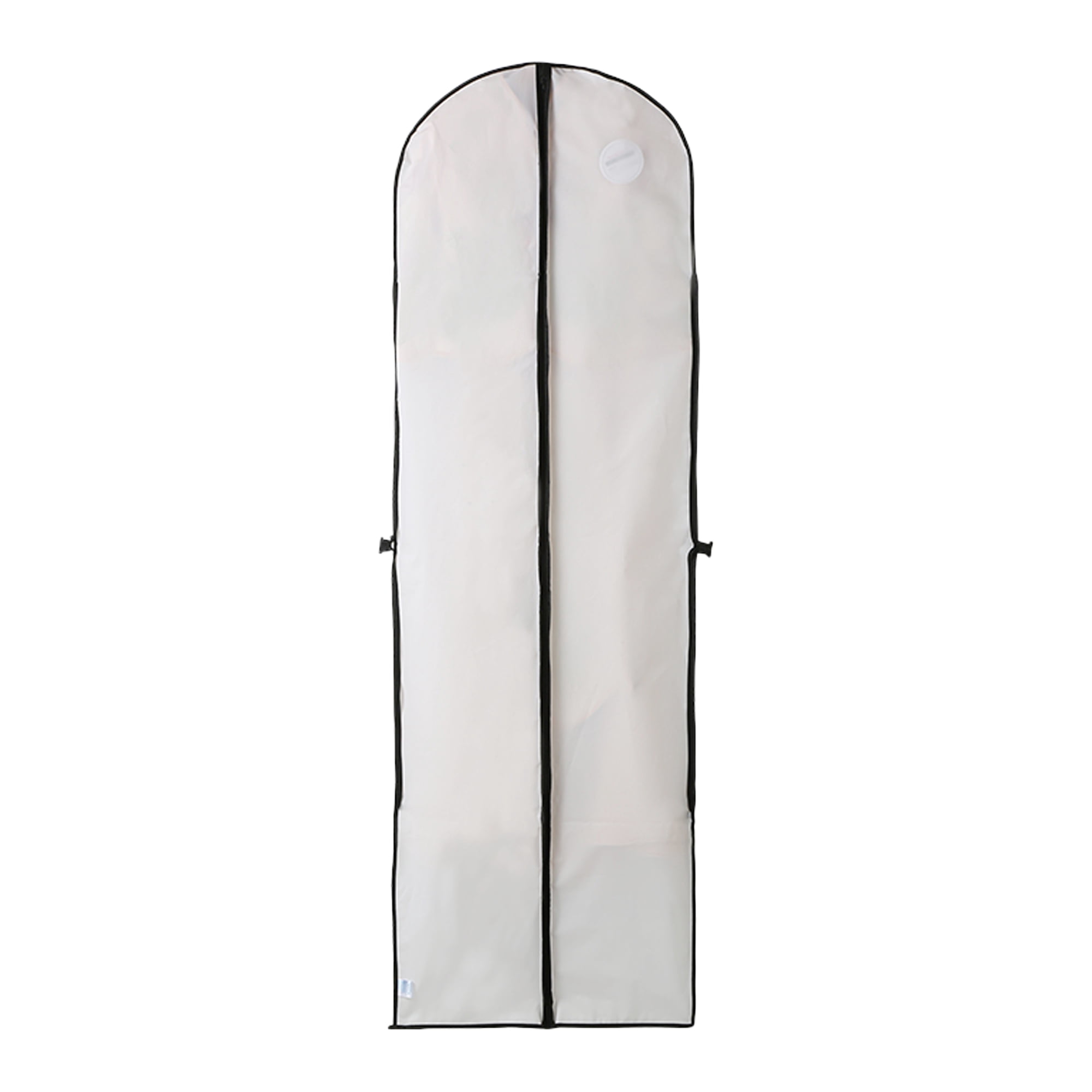 Unique Bargains Garment Bags, PEVA Clothes Cover Bags with Handle White 23.6"x70.9"