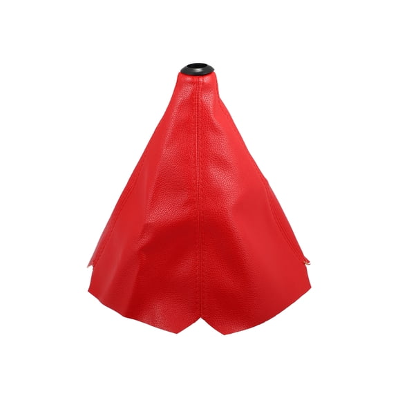 Unique Bargains Gear Lever Dust Cover Shift Boot Cover Dust Proof Universal for Vehicle Auto Car Matte Red