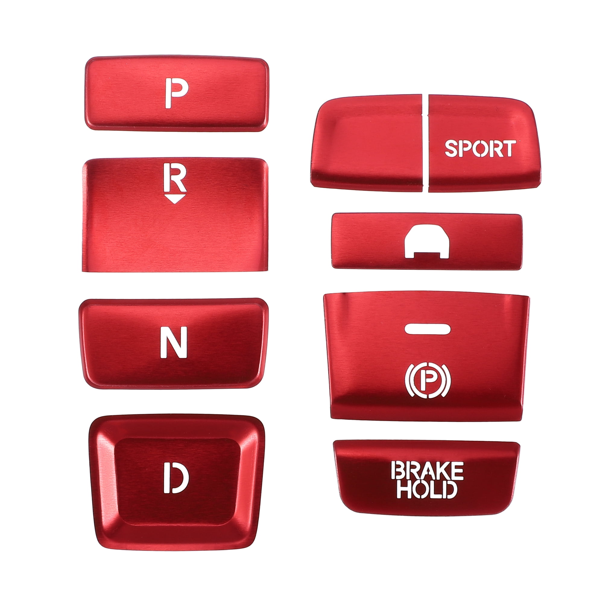 Unique Bargains Gear Shift Handbrake Cover for Honda Accord 2018-2022 Red