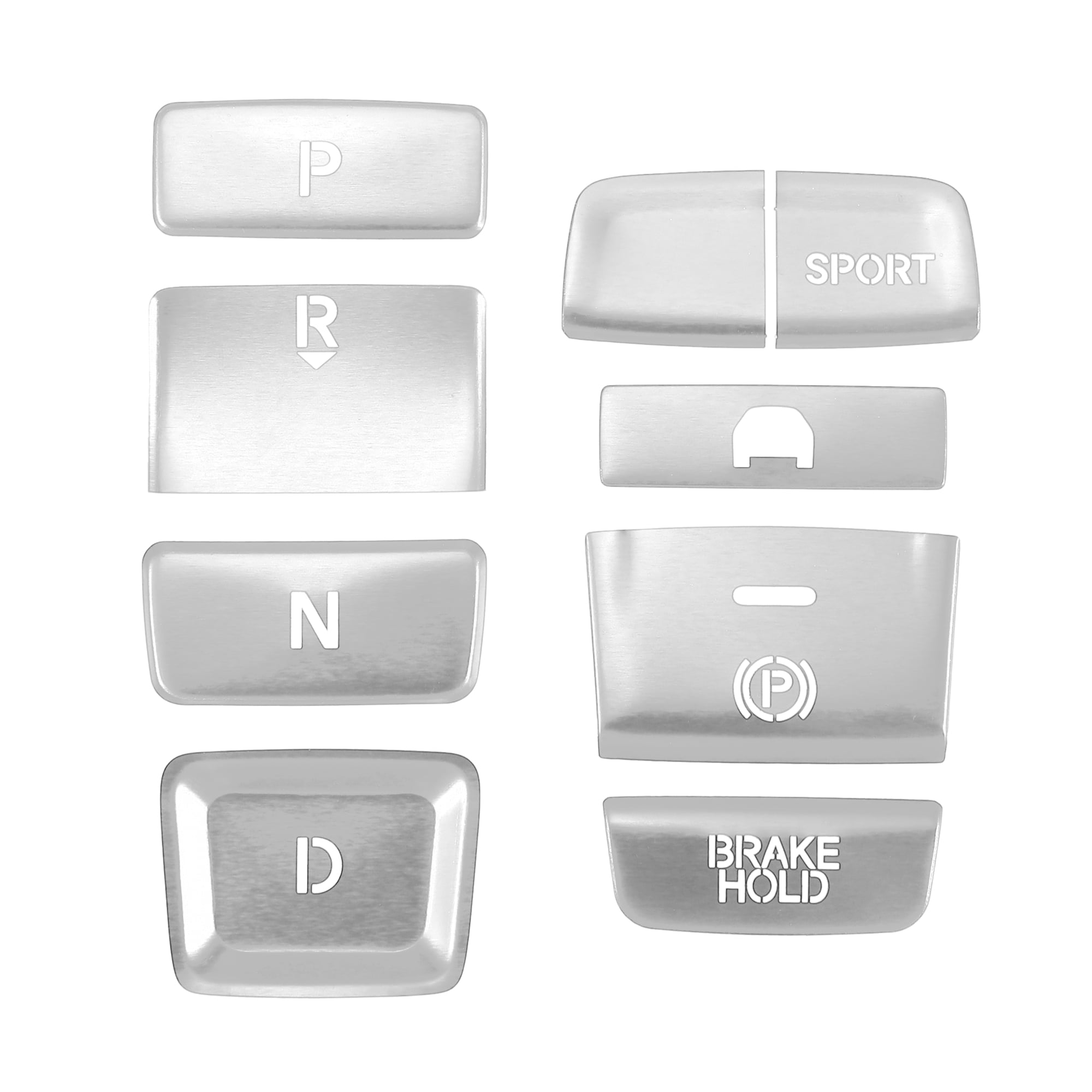 Unique Bargains Gear Shift Handbrake Cover for Honda Accord 2018-2022 Silver Tone