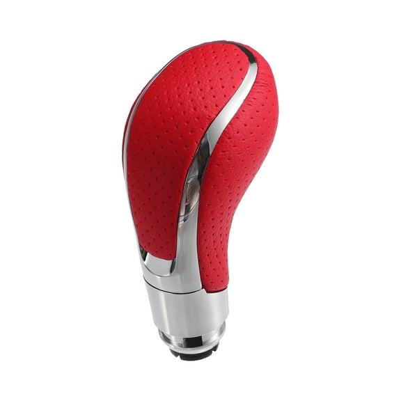 Unique Bargains Gear Shift Knob AutomaticStickShifter Lever Knobfor Buick Regal 2009-2013 Faux Leather Plastic Red