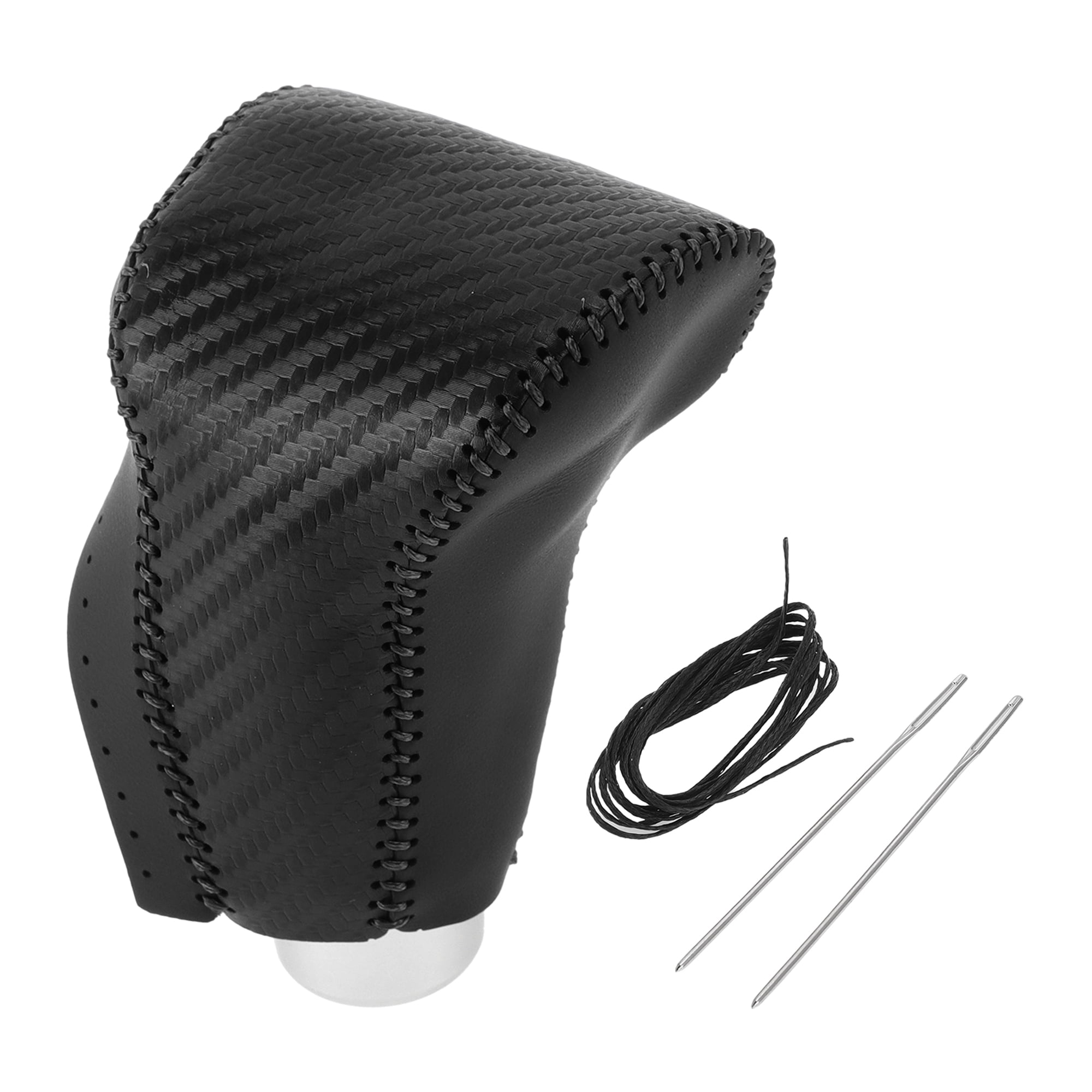 Unique Bargains Gear Shift Knob Cover for Honda CR-V 2017-2021 Black Faux Leather
