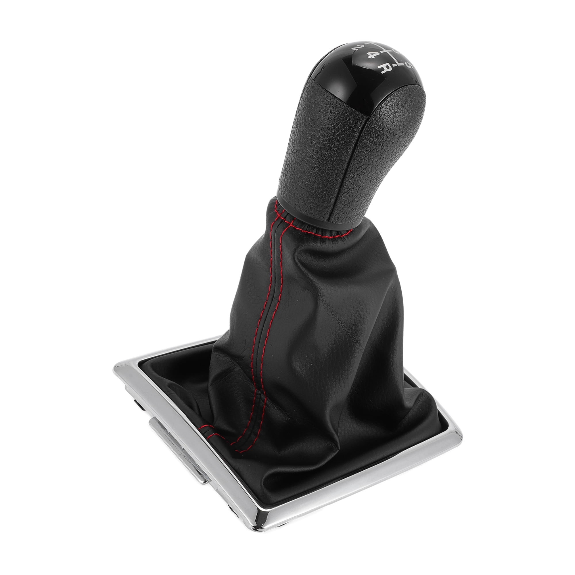 Unique Bargains Gear Shift Knob with Cover 5 Speed Manual Stick Shifter Knob for Ford Focus MK2 2004-2008 Faux Leather