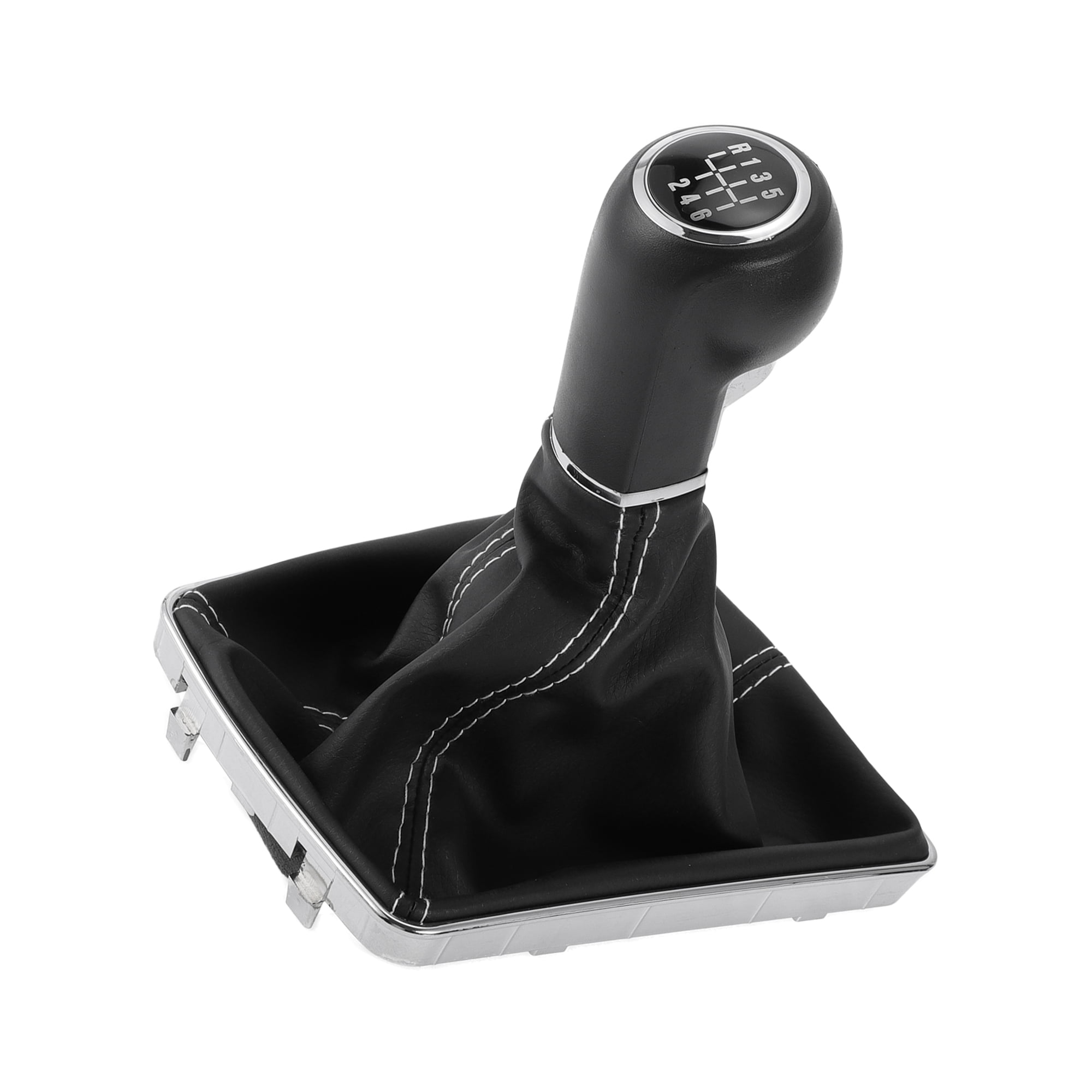 Unique Bargains Gear Shift Knob with Cover 6 Speed Manual Stick Shifter Knob for Opel for Astra III 2004-2010 Plastic