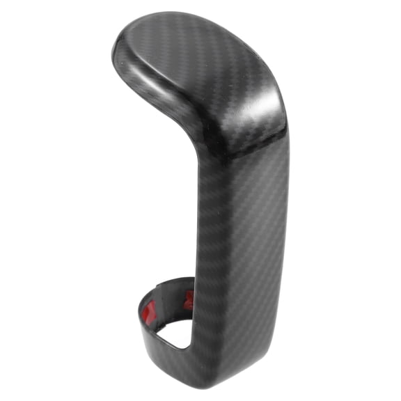 Unique Bargains Gear Shift Lever Cover Trim for Toyota Tundra 2007-2021 Sequoia 2008-2020 Black Carbon Fiber Pattern