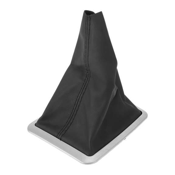 Unique Bargains Gear Shift Stick Gaiter for Ford Focus MK2 2004-2012 Gear Stick Knob Cover Boot Shift Cover Dustproof Leather 1 Pc Black