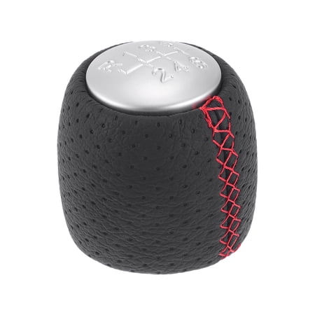 Unique Bargains Gear Shifter Knob 6 Speed Manual Stick Shifter Lever Knob for Alfa Romeo 159 2005-2011 Faux Leather