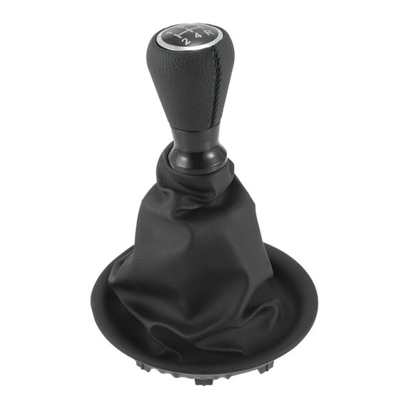 Unique Bargains Gear Shifter Knob with Cover 5 Speed Manual Gearbox Stick Shifter Knob for Peugeot Partner Faux Leather