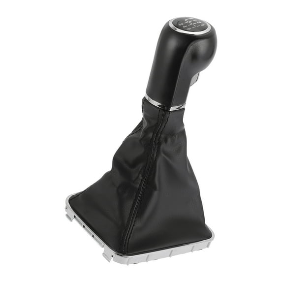 Unique Bargains Gear Shifter Knob with Cover 6 Speed Manual Stick Shifter Knob for Vauxhall Zafira 05-14 Faux Leather