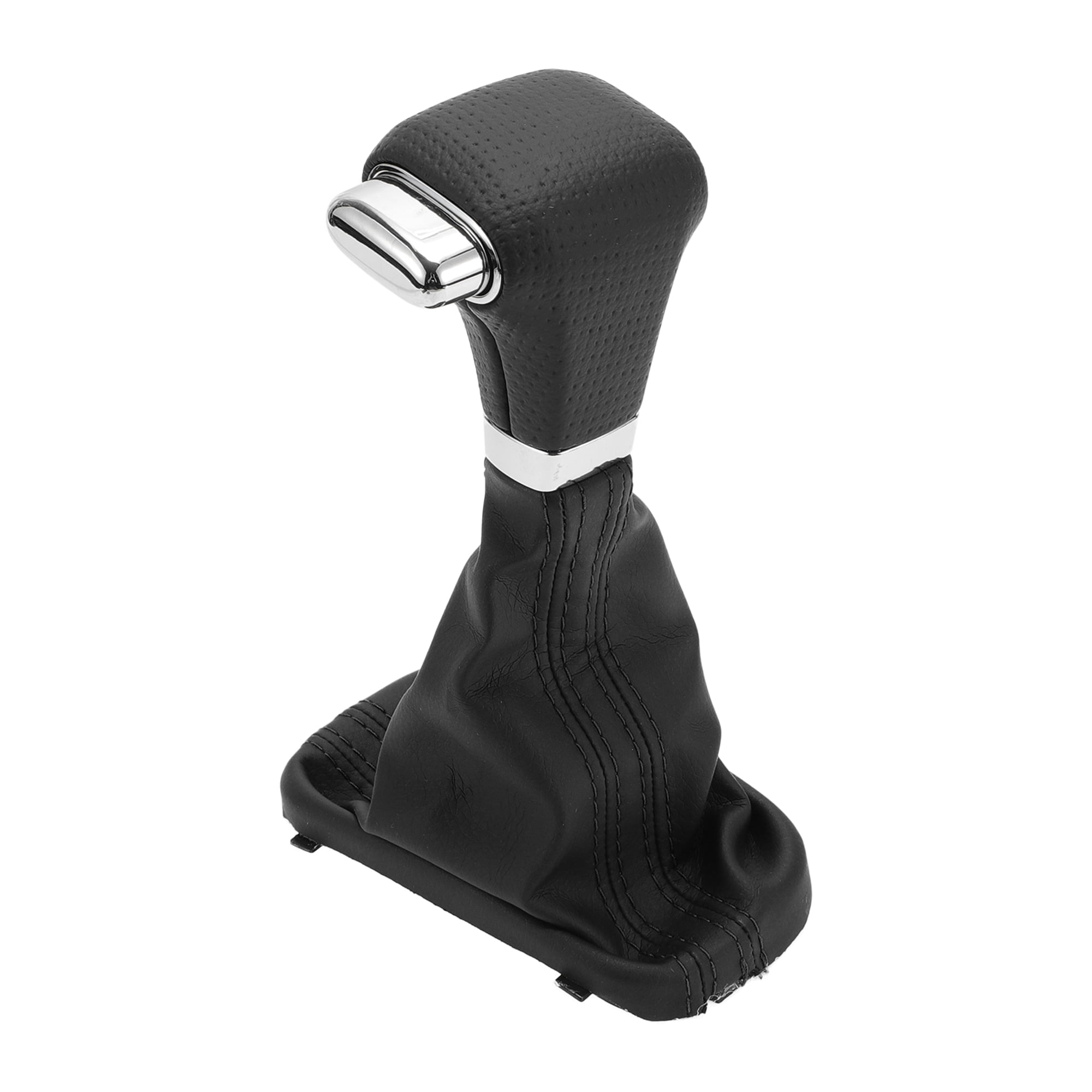 Unique Bargains Gear Shifter Knob with Cover Automatic Stick Shifter Knob for VW Tiguan 2009-2010 Plastic Faux Leather