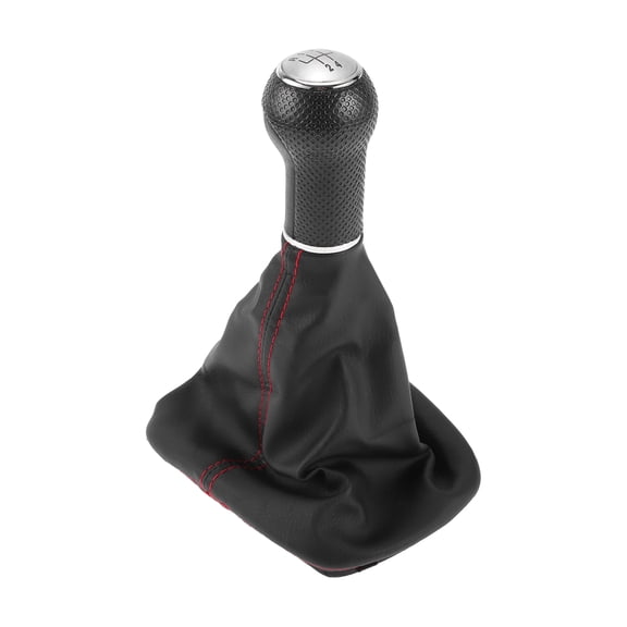 Unique Bargains Gear Shifter Knob with Cover No.1J0711113C 5 Speed Manual Stick Shifter Knob for Volkswagen Golf Plastic