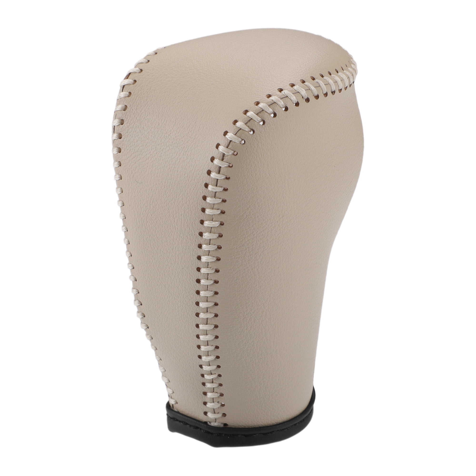 Unique Bargains Gear Shifting Knob Cover for Nissan Murano 2009-2013 Faux Leather Beige