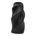 thumbnail image 1 of Unique Bargains Unbreakable Plastic Geometric Flower Vase for Modern Home Decor Black 3.6"L x 3.6"W x 8.1"H, 1 of 6