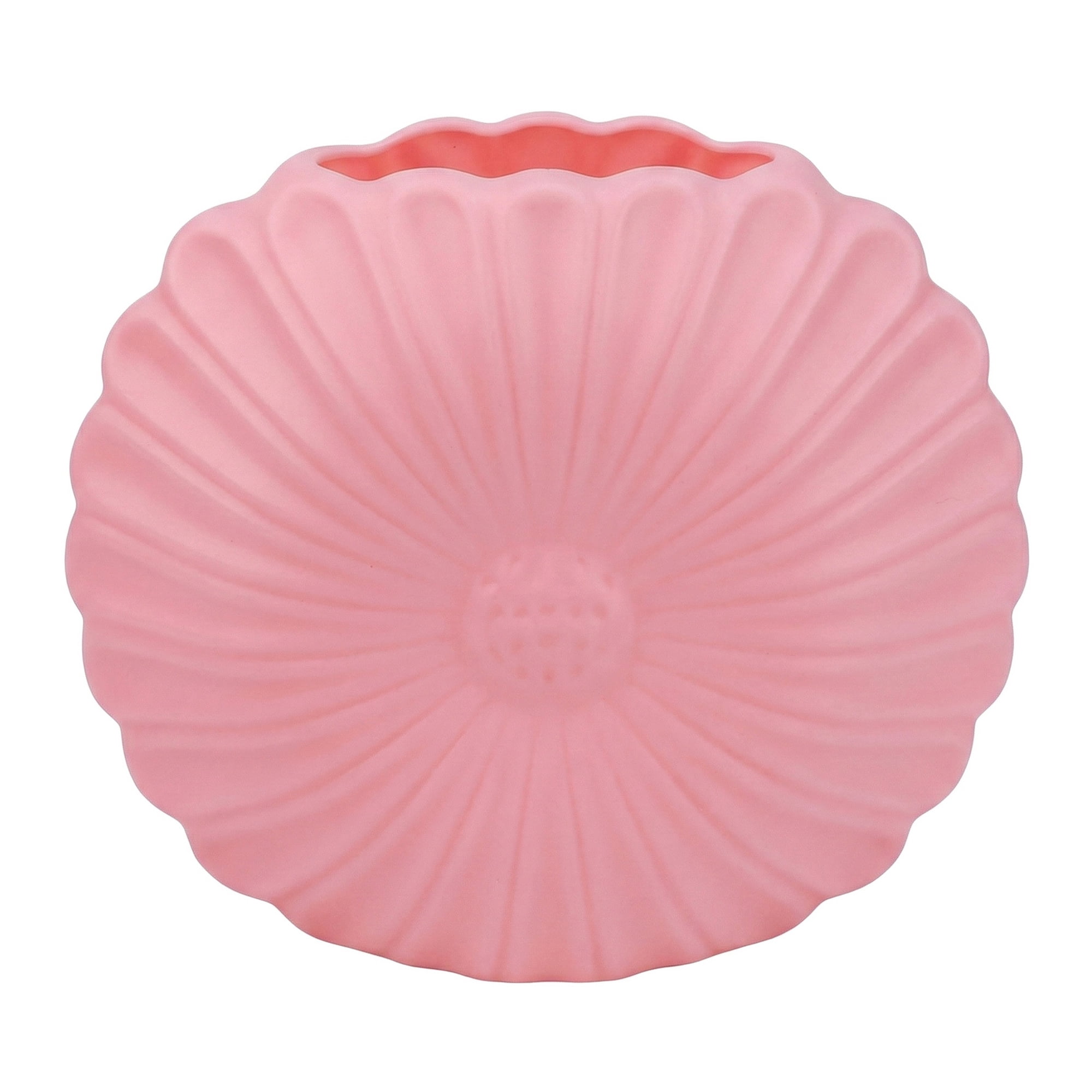 Unique Bargains Geometric Flower Nordic Minimalist Bud Vase Pink 7.9"L x 1.2"W x 6.9"H
