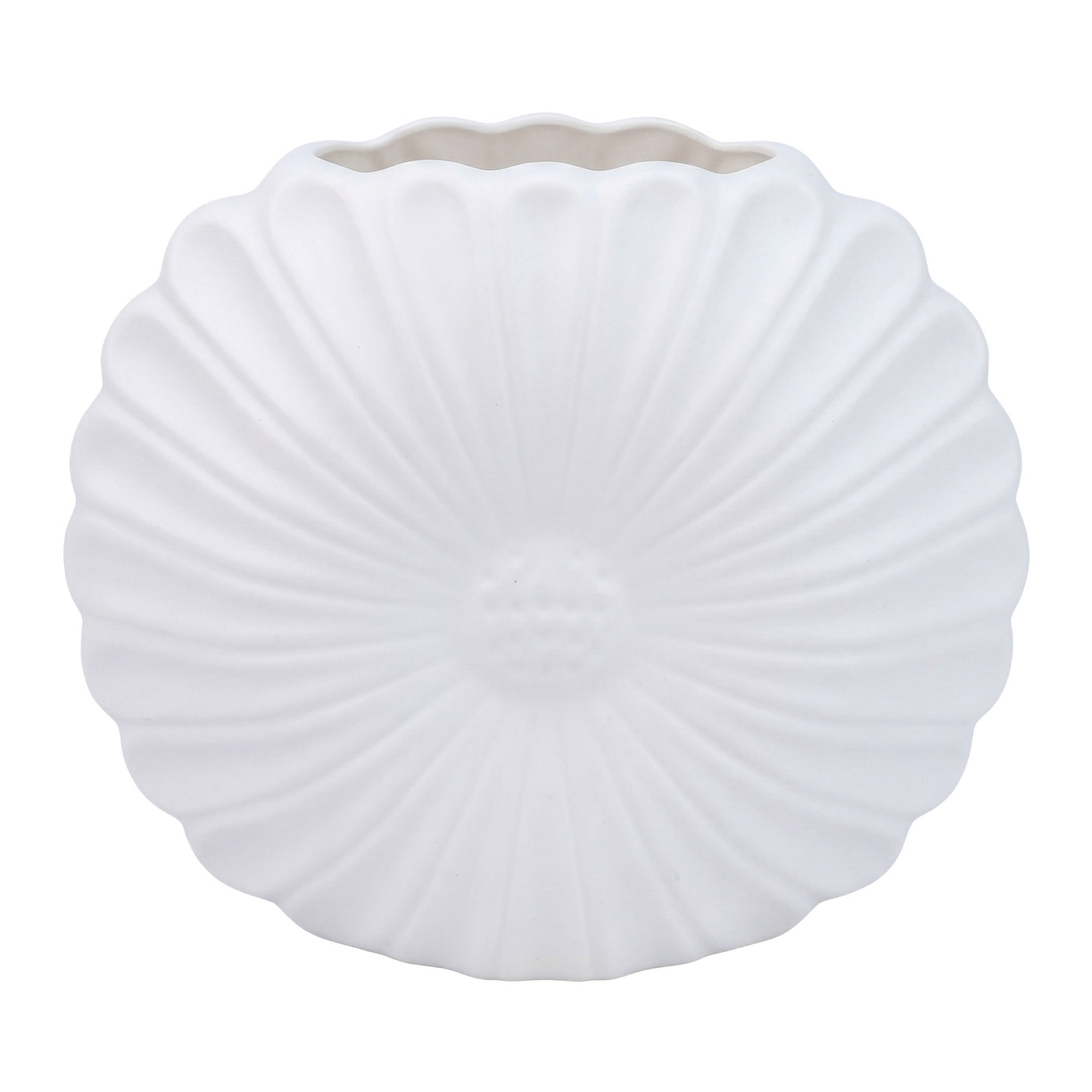 Unique Bargains Geometric Flower Nordic Minimalist Bud Vase White 7.9"L x 1.2"W x 6.9"H
