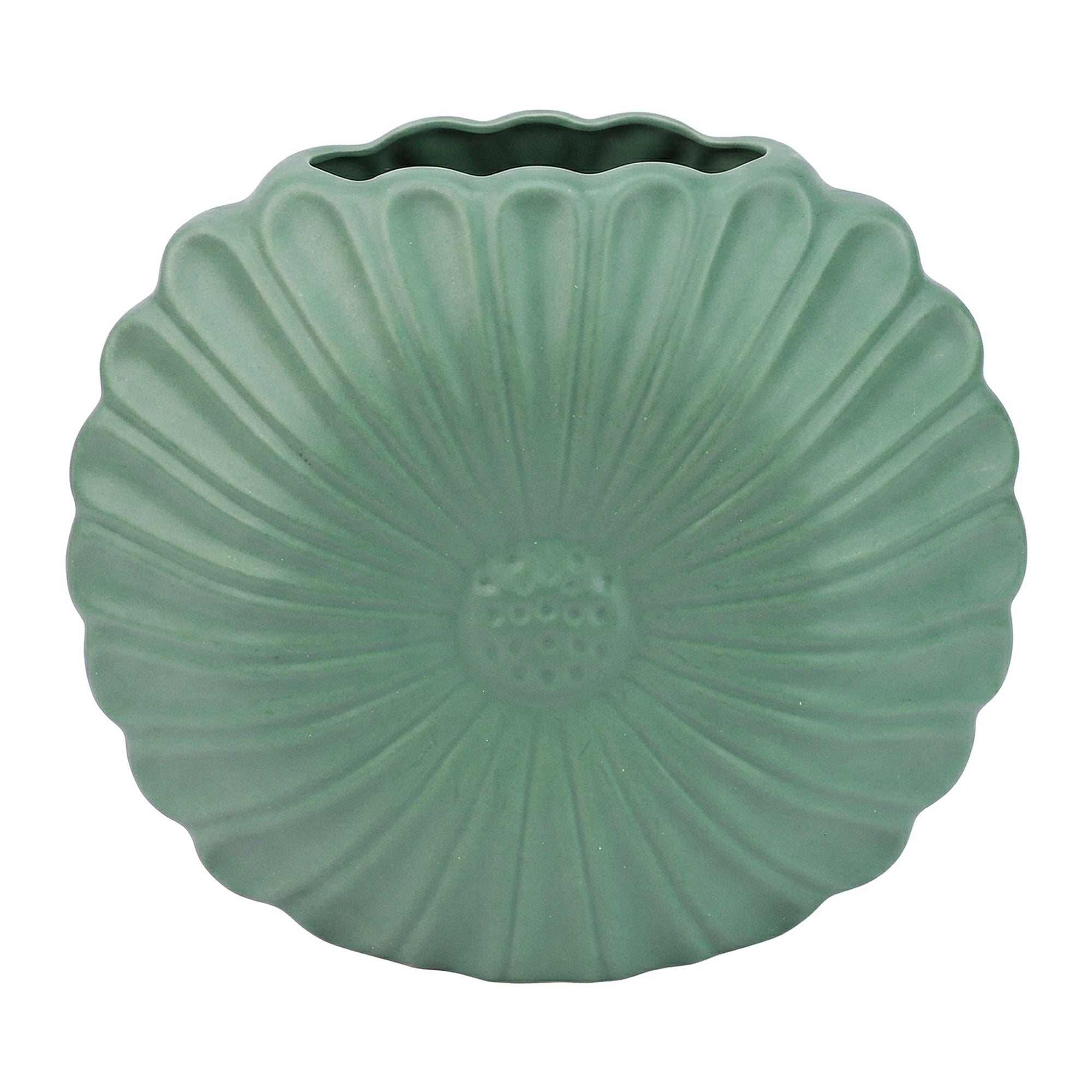 Unique Bargains Geometric Flower Nordic Minimalist BudVase Green 3.9"L x 1.2"W x 6.9"H