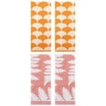 thumbnail image 1 of Unique Bargains Geometric Hand Towel 13" x 29" Orange/Pink, 1 of 5