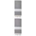 thumbnail image 1 of Unique Bargains Geometric Sandproof Turkish Beach Towel Dark Grey 71"x40", 1 of 8