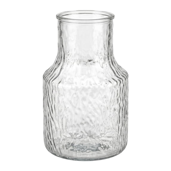 Unique Bargains Modern Geometric Wide Mouth Thickened Flower Vase Clear 3.5"x3.5"x8.3"