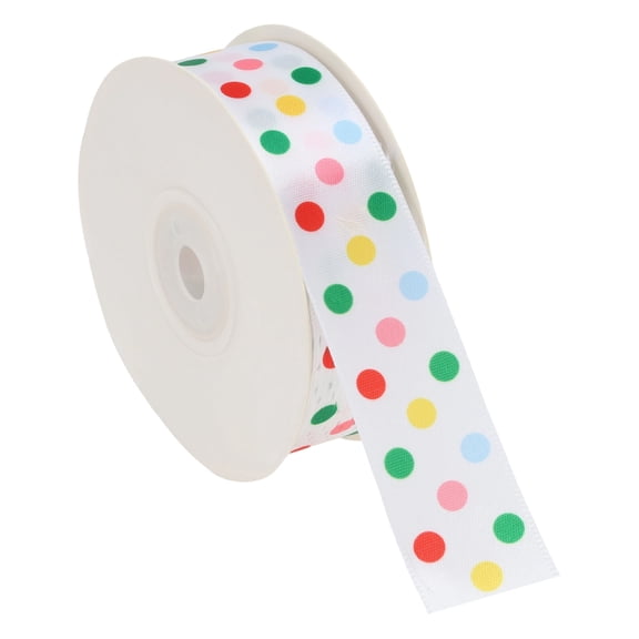 Unique Bargains Gift Ribbon 0.98"x72.18' Pattern Decorative Ribbon Colorful
