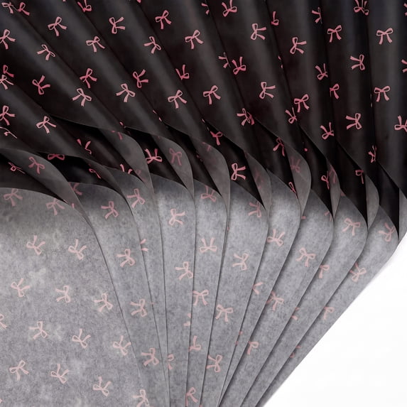 Unique Bargains Gift Wrapping Paper Sheets for All Occasions Black Butterfly 27.6"x 19.7"