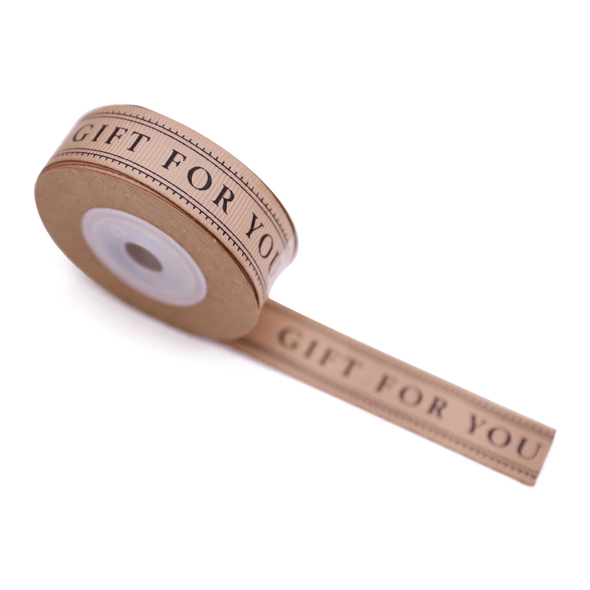 Unique Bargains Gift Wrapping Ribbon for Multi-Purpose Crafts and Creative Projects Khaki