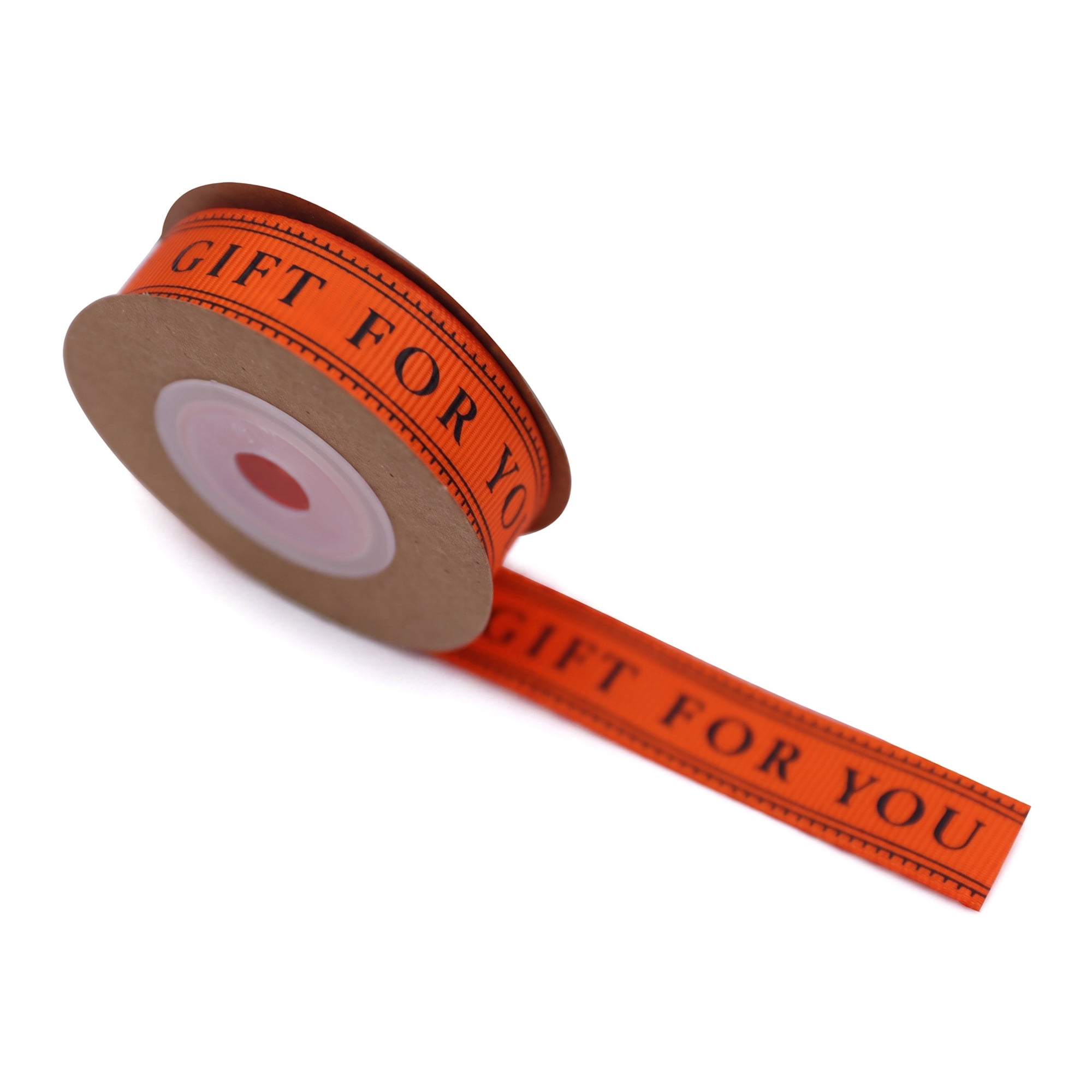 Unique Bargains Gift Wrapping Ribbon for Multi-Purpose Crafts and Creative Projects Orange