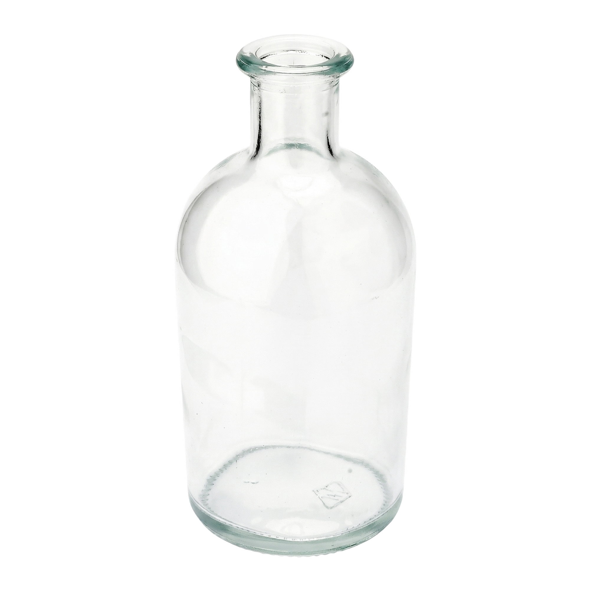Unique Bargains Glass Bud Vases Set for Small Flower Vases Clear 2.8"L x 2.8"W x 5.1"H