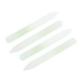 thumbnail image 1 of Unique Bargains Glass Multifunctional Nail File Manicure Tool Small 4 Pcs White Green, 1 of 6