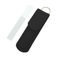 thumbnail image 1 of Unique Bargains Glass Multifunctional Nail File with Leather Pouch 1 Set Black, 1 of 6