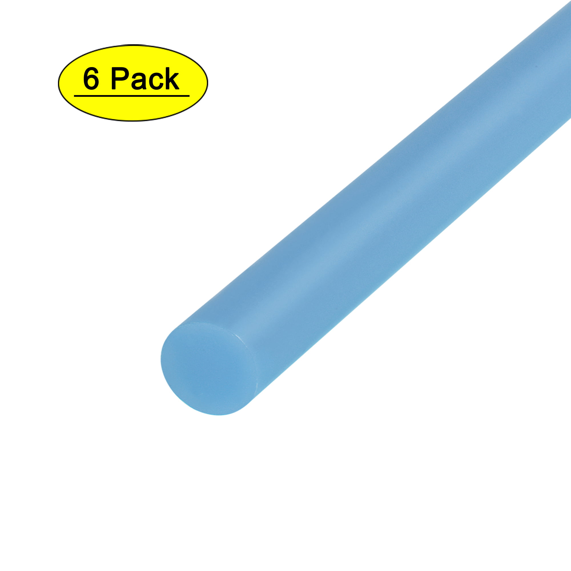 Uxcell 0.27 x 4 Orange Mini Hot Glue Sticks for Glue Gun 6 Pack