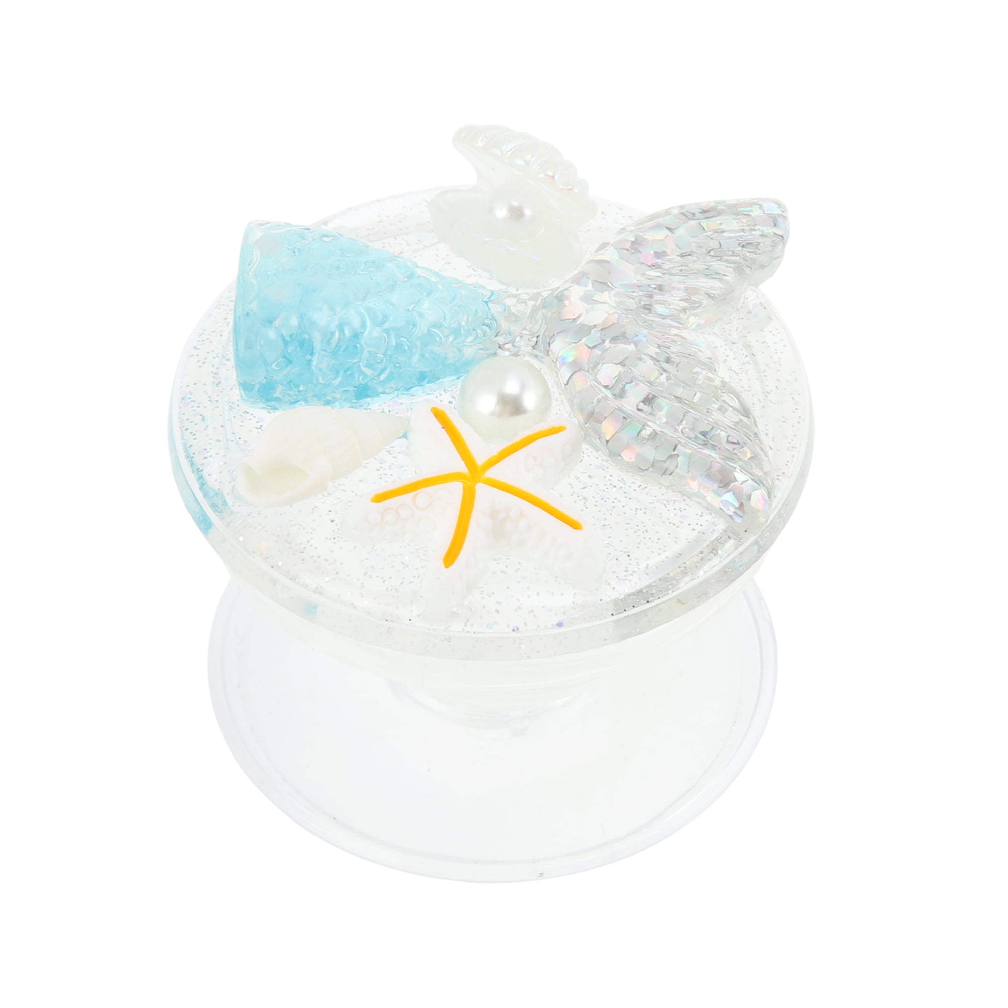 Unique Bargains Glitter Ocean Mermaid Phone Grip 1 Pc Blue