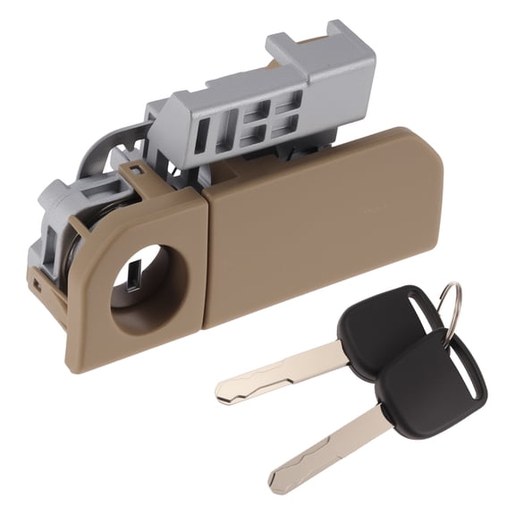 Unique Bargains Glove Box Lock Cylinder Assembly for Honda Pilot 2009-2015 3.5L V6 Replace 77540-SZA-A01ZD Beige Glove Box Latch Handle with 2 Keys Glovebox Lock Set for Pilot